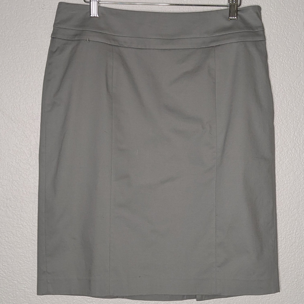 LOFT Charcoal Pencil Skirt